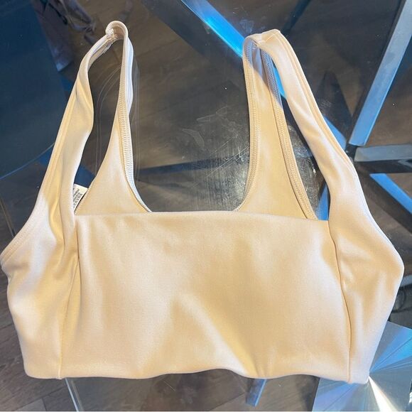 NWT PINK VS Ultimate Squareneck Sports Bra Off Cream - XS - Picture 4 of 6